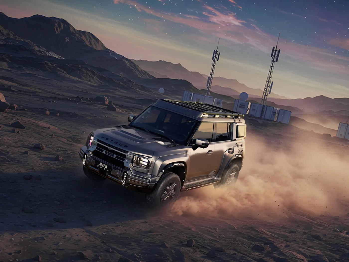 Jetour Traveller SUV di medie dimensioni 2.0T ad alta velocità Automatico Turbo sinistro Pelle Euro VI Gas Lega di alluminio Nuovo