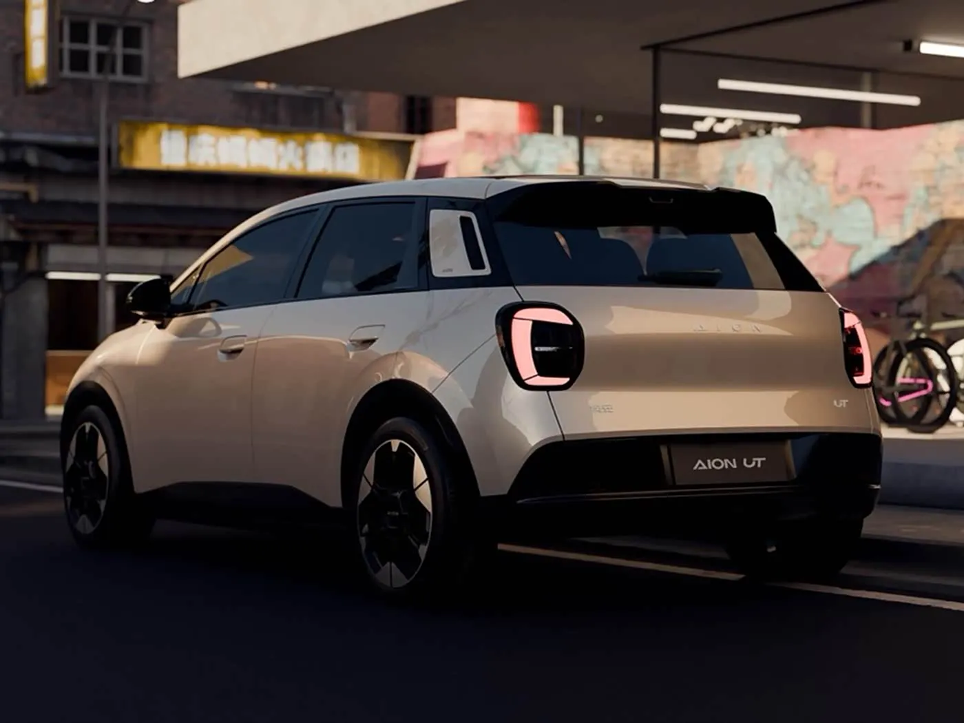 New Energy Pure Electric Mini Hatchback AION UT Vendita calda EV ibrido al litio dalla joint venture GAC Prezzo basso
