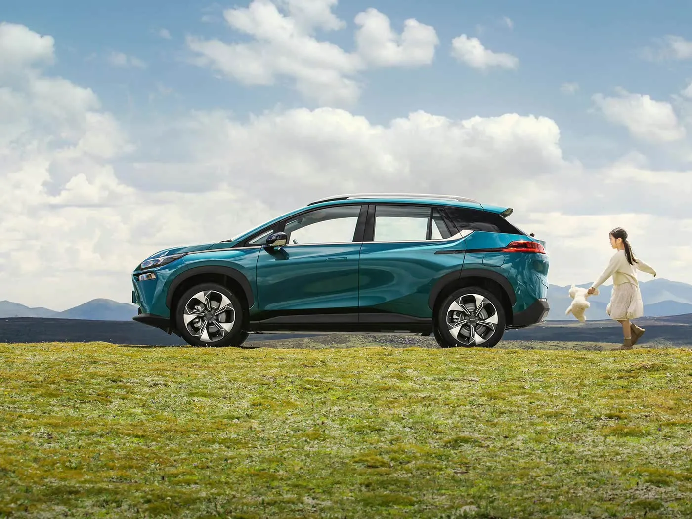 SUV elettrico di lusso AION V Tyrannosaurus Esperienza di guida a sinistra definitiva con funzionalità avanzate Veicolo a nuova energia
