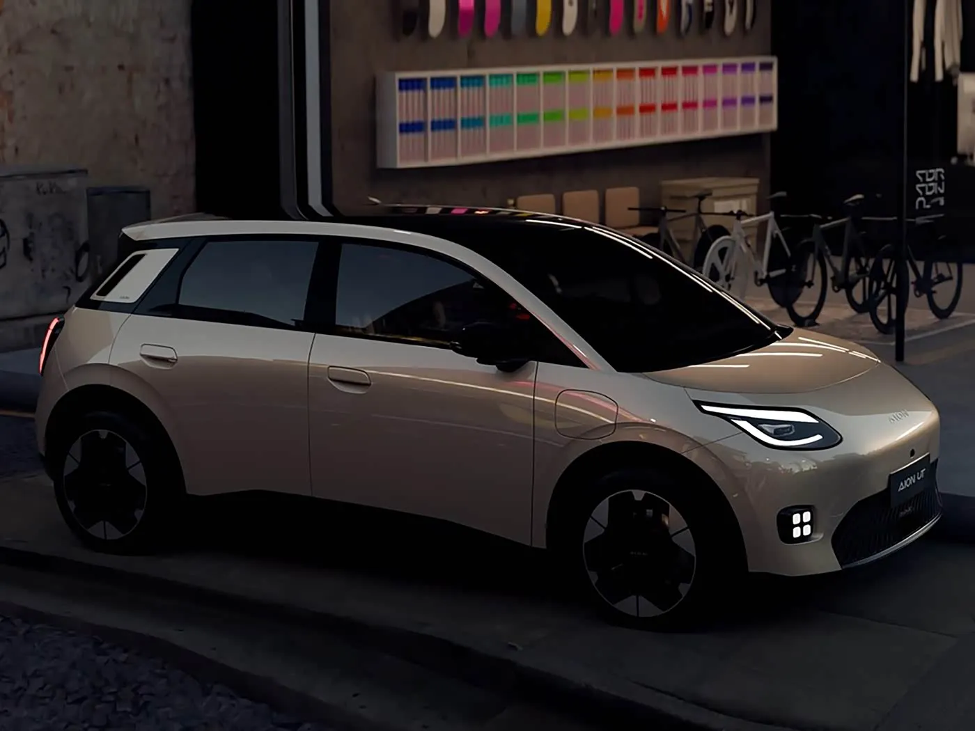 New Energy Pure Electric Mini Hatchback AION UT Vendita calda EV ibrido al litio dalla joint venture GAC Prezzo basso