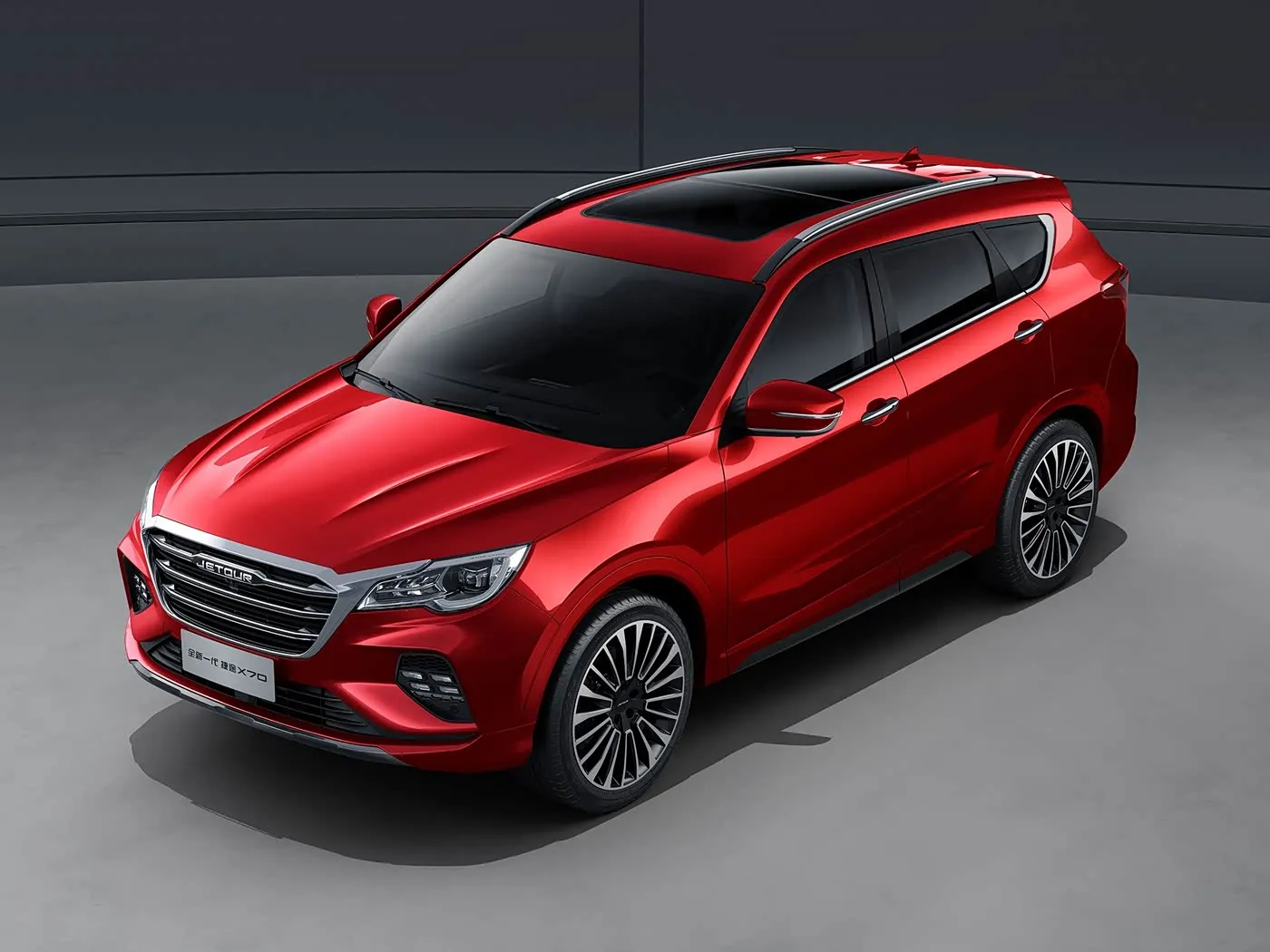 Nuovissimo SUV Chery Jetour X70 con guida automatica Euro VI, portapacchi in lega, sedili in pelle con fotocamera posteriore