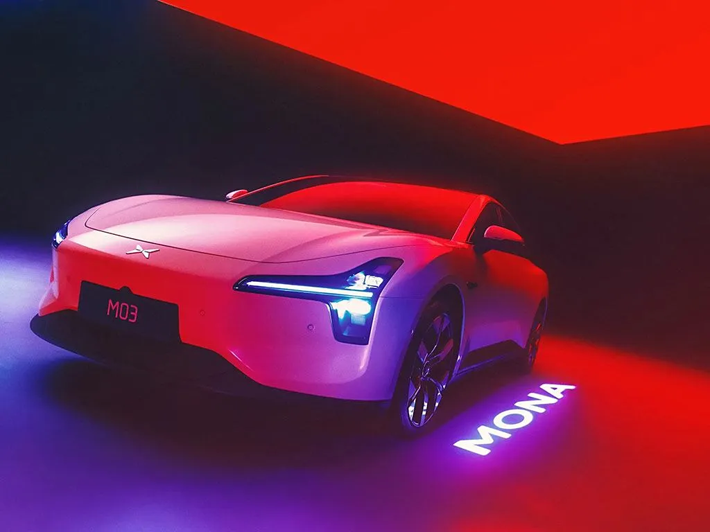 Xiaopeng 2025 Mona M03 Berlina elettrica a lungo raggio 515 km Veicolo a nuova energia SUV e Hatchback EV Batteria al litio