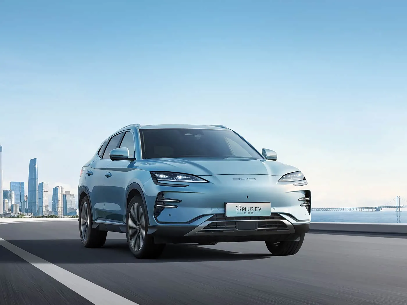 SUV BYD Song Plus AWD automatico con telecamera posteriore Sedili in pelle Carburante ibrido Sterzo a sinistra